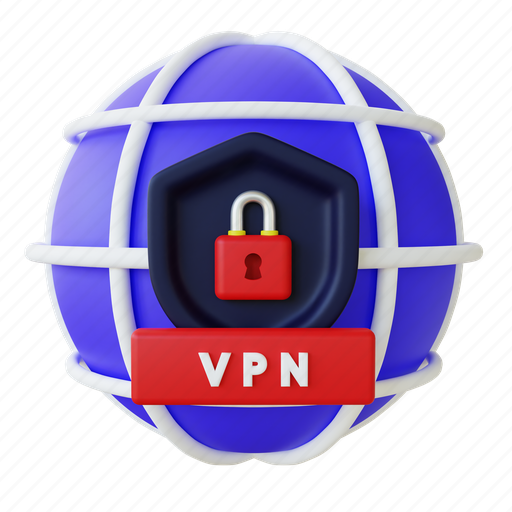 Security, vpn, internet, network, connection, cyberspace, encryption 3D illustration - Download on Iconfinder