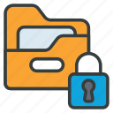 locked, folder, data, lock, file, secure