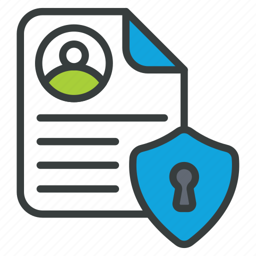 Secure, cv, lock, file, job, document icon - Download on Iconfinder