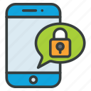 mobile, encrypted, chat., app, device