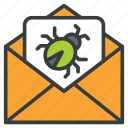 mail, bug, nature, virus, letter, envelope