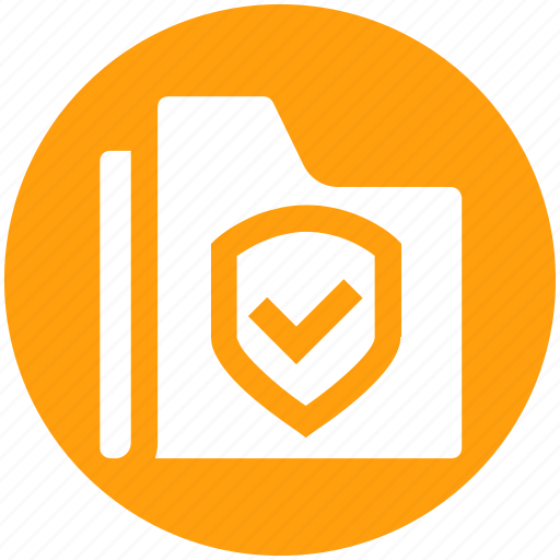 Archive, data, folder, secure, security, shield icon - Download on Iconfinder