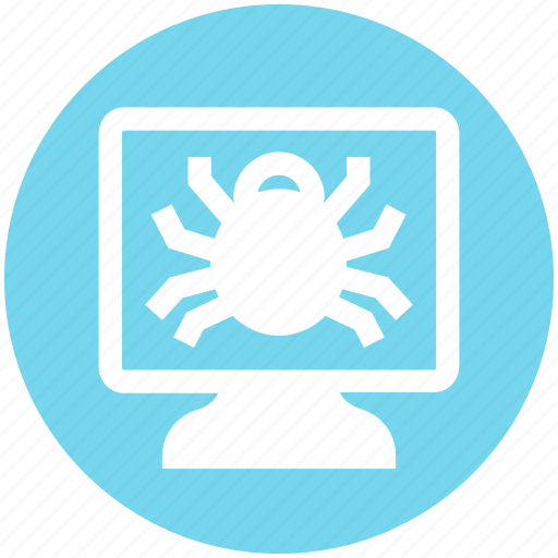Antivirus, bug, lcd, security, virus, window icon - Download on Iconfinder