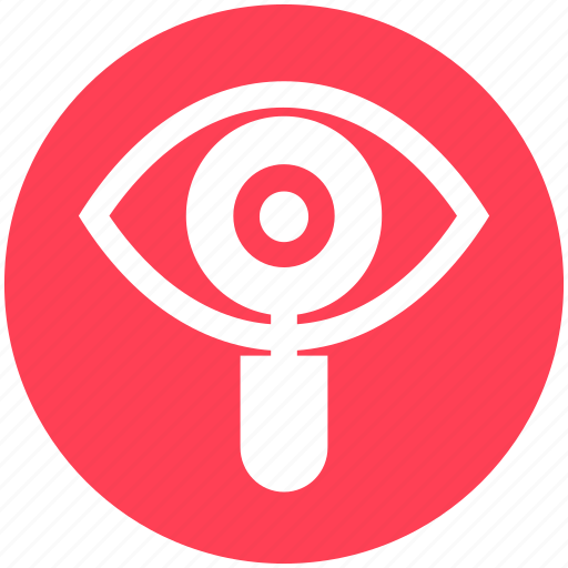 Cyber, eye, find, magnifier, searching, security, view icon - Download on Iconfinder