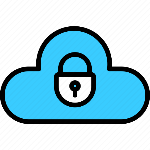 Cloud, data, database, lock, protection, security, storage icon - Download on Iconfinder