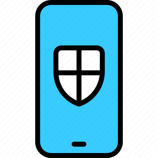 Device, mobile, phone, protection, security, shield, smartphone icon - Download on Iconfinder