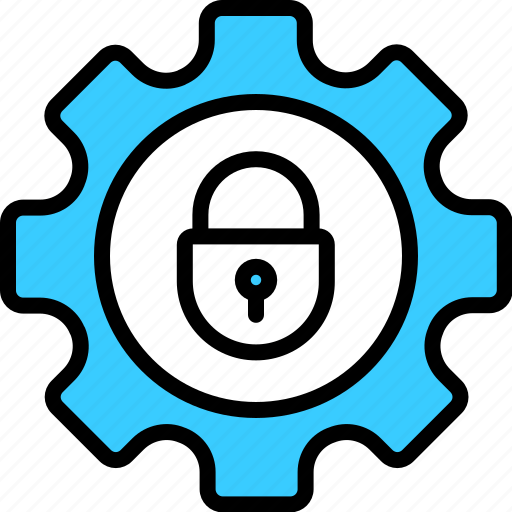 Configuration, gear, lock, protection, secure, security, settings icon - Download on Iconfinder