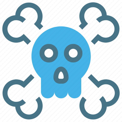 Attention, danger, error, rejection, sign, skull, warning icon - Download on Iconfinder