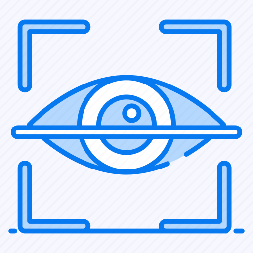 Biometric access, biometry, eye authentication, eye recognition, iris recognition, retina scanner icon - Download on Iconfinder