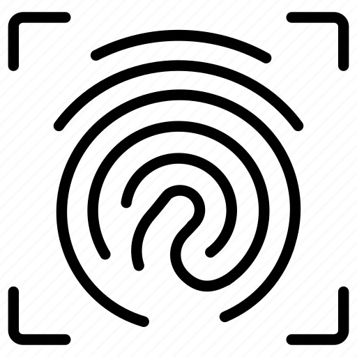 Scan, fingerprint, security icon - Download on Iconfinder