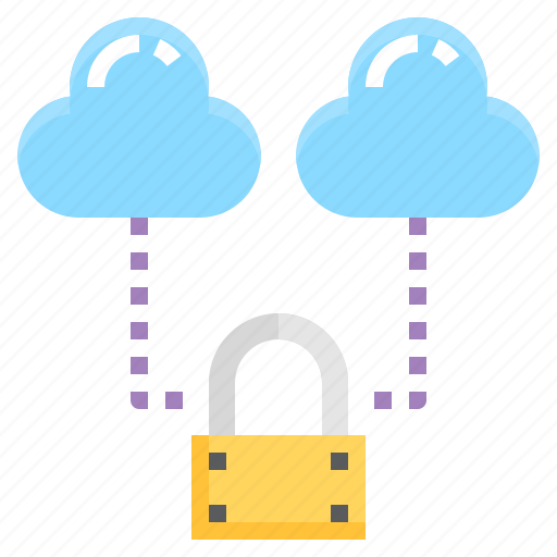 Cloud, security, computing, multimedia, storage, lock icon - Download on Iconfinder