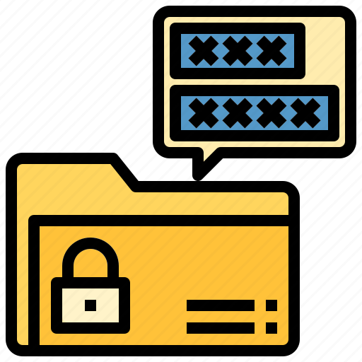 Encryption, data, document, encrypted, folder, password icon - Download on Iconfinder
