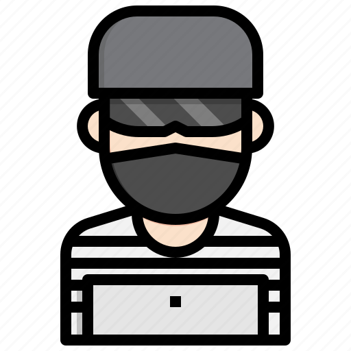 Hackers, user, professions, jobs, criminal, avatar icon - Download on Iconfinder