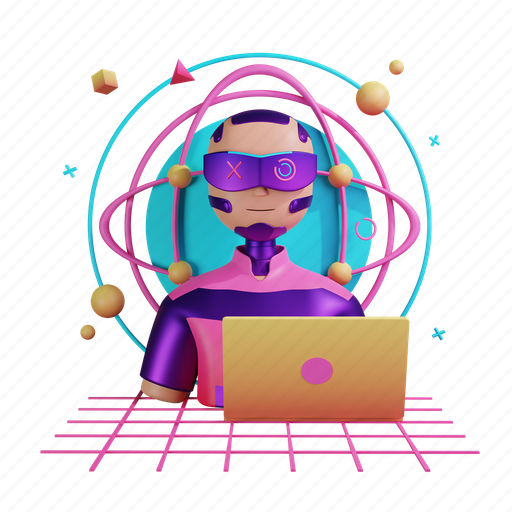 Cyberspace, virtual, reality, metaverse icon - Download on Iconfinder