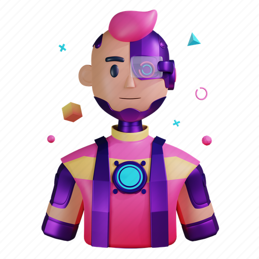 Cyborg, avatar, man, user icon - Download on Iconfinder