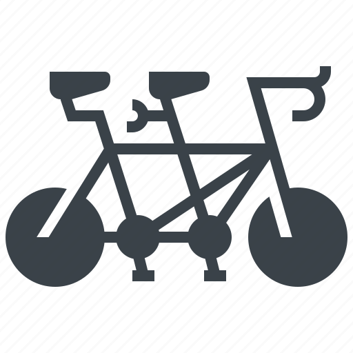 Bicycle, bicycling, bike, cycling, tandem icon - Download on Iconfinder