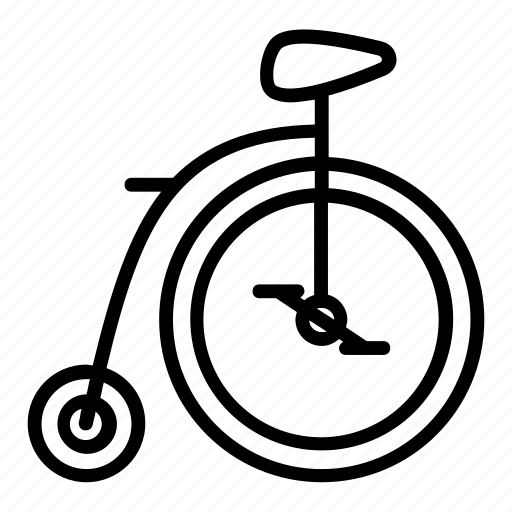 Circus cycle, monocycle, one wheel cycle, solo cycle, unicycle icon - Download on Iconfinder
