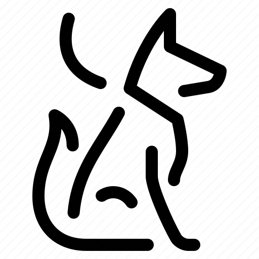 Dog, german shepherd, guard, k9, pet, police icon - Download on Iconfinder