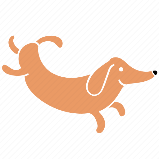 Animal, canine, dachshund, dog, happy, hop, pet icon - Download on Iconfinder