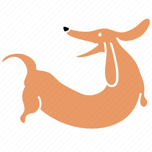 Animal, back, bark, canine, dachshund, dog, pet icon - Download on Iconfinder