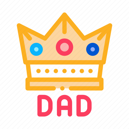 Beard, crown, dad, father, office, parent, working icon - Download on Iconfinder