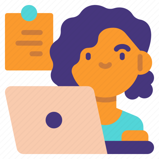 Working, studying, poc, people, of, color, daily icon - Download on Iconfinder