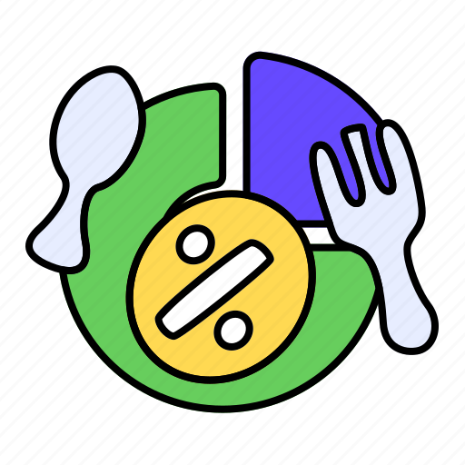 Chart, eat, food, percent icon - Download on Iconfinder