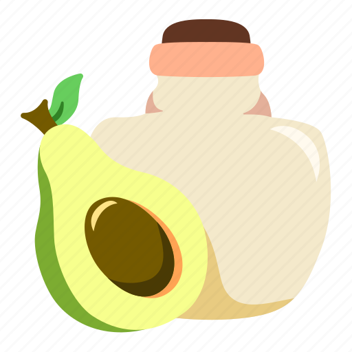 Avocado, jar, vitamin, health, drink, juice icon - Download on Iconfinder