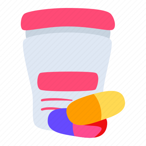 Pill, cup, vitamin, supplement icon - Download on Iconfinder
