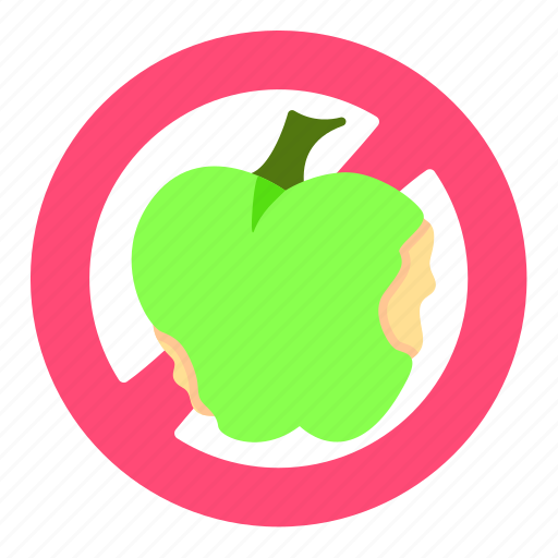 Apple, bite, forbidden, rotten icon - Download on Iconfinder