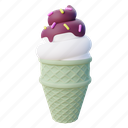 ice cream, gelato, dairy product, ice, sundae, frozen, cone 
