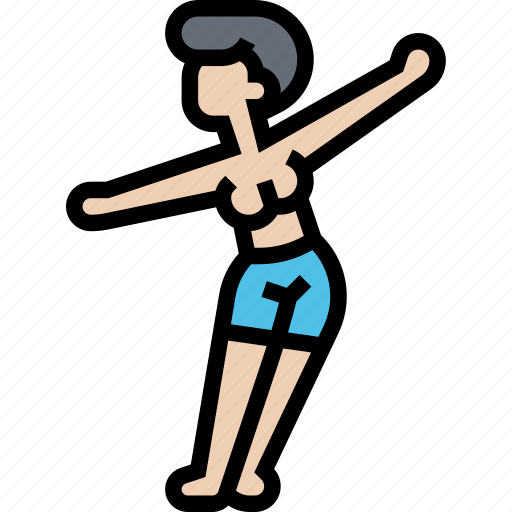 Balance, body, fitness, stability, stretch icon - Download on Iconfinder