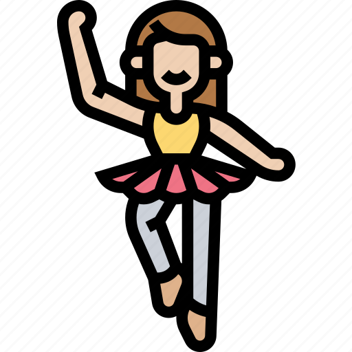 Ballet, ballerina, choreography, classic, female icon - Download on Iconfinder
