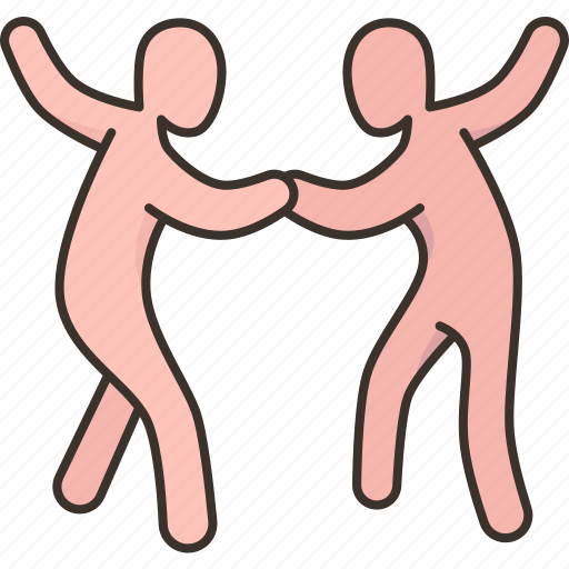 Dance, swing, couple, retro, happiness icon - Download on Iconfinder