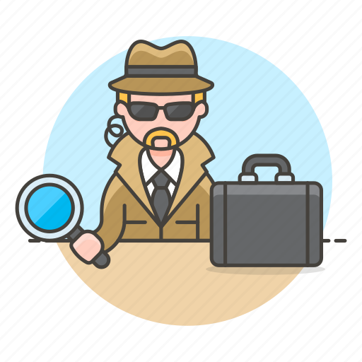 Briefcase, crime, danger, detective, detectives, earphone, investigator icon - Download on Iconfinder