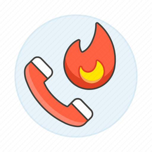 Accident, call, crime, danger, emergency, fire, firefighter icon - Download on Iconfinder
