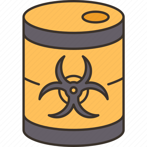 Barrel, radioactive, waste, container, contamination icon - Download on Iconfinder