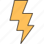 thunder, lightning, electric, voltage, shock 