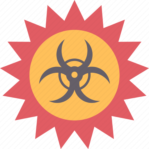Heat, biohazard, caution, attention, restricted icon - Download on Iconfinder