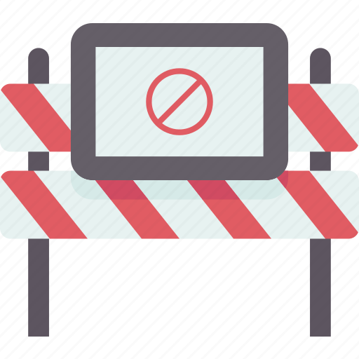 Roadblock, barricade, traffic, stop, street icon - Download on Iconfinder