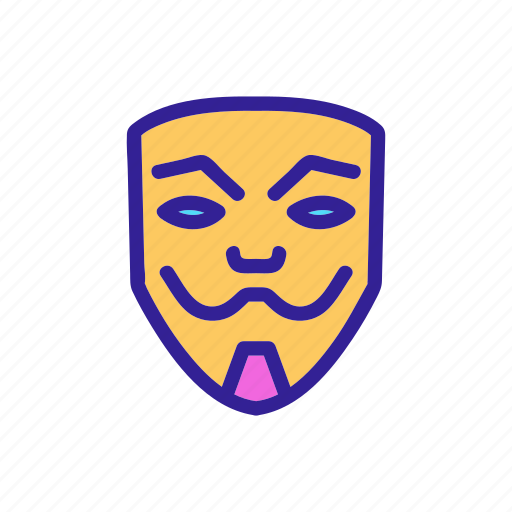 Anonymous, contour, darknet, festival, mask, masquerade, mystery icon - Download on Iconfinder