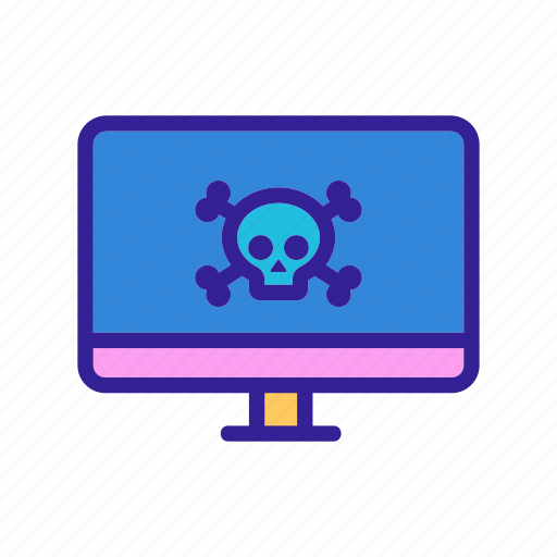 Contour, danger, darknet, death, internet, web icon - Download on Iconfinder