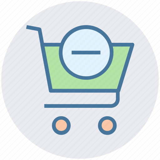 Cart, commerce, minus, remove, shopping, shopping cart icon - Download on Iconfinder