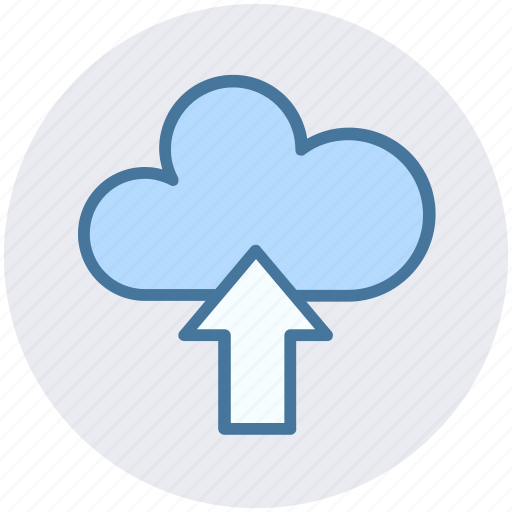 Cloud and upload sign, cloud computing, cloud network, cloud upload, cloud uploading icon - Download on Iconfinder