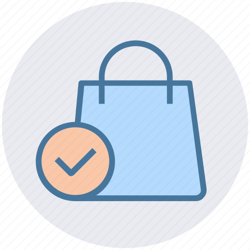 Accept, bag, gift bag, hand bag, money bag, shopping bag icon - Download on Iconfinder