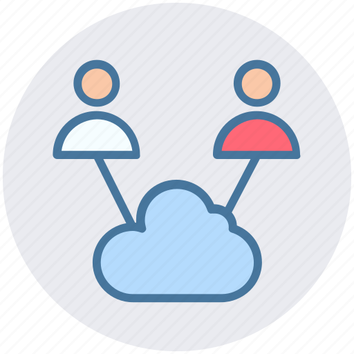 Cloud, cloud computing, computing, traffic, two, users icon - Download on Iconfinder