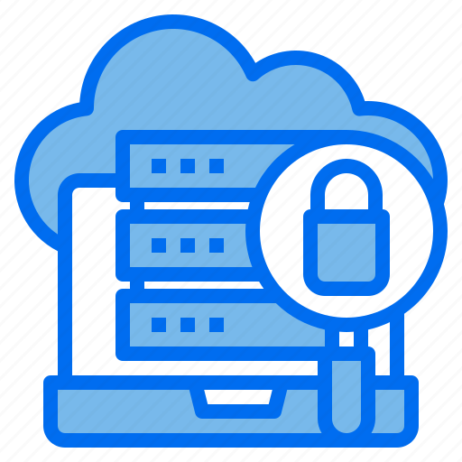 Cloud, laptop, security, server icon - Download on Iconfinder