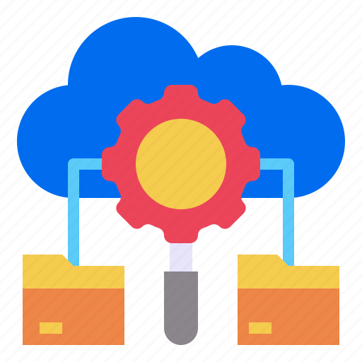 Cloud, gear, process icon - Download on Iconfinder