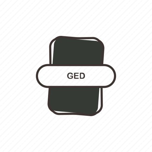 Extension, ged, ged file, ged icons icon - Download on Iconfinder