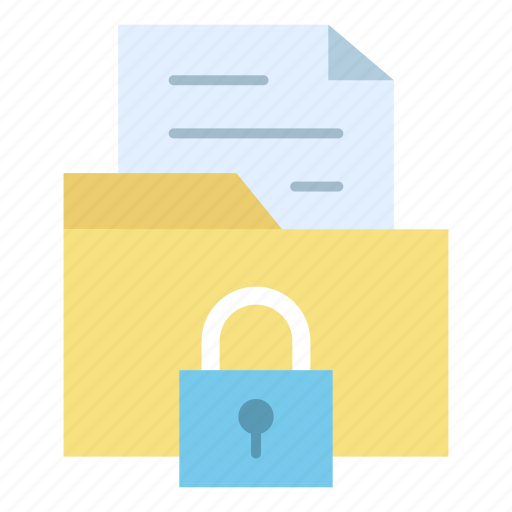 Locked data, confidentiality, secure folder, protection icon - Download on Iconfinder